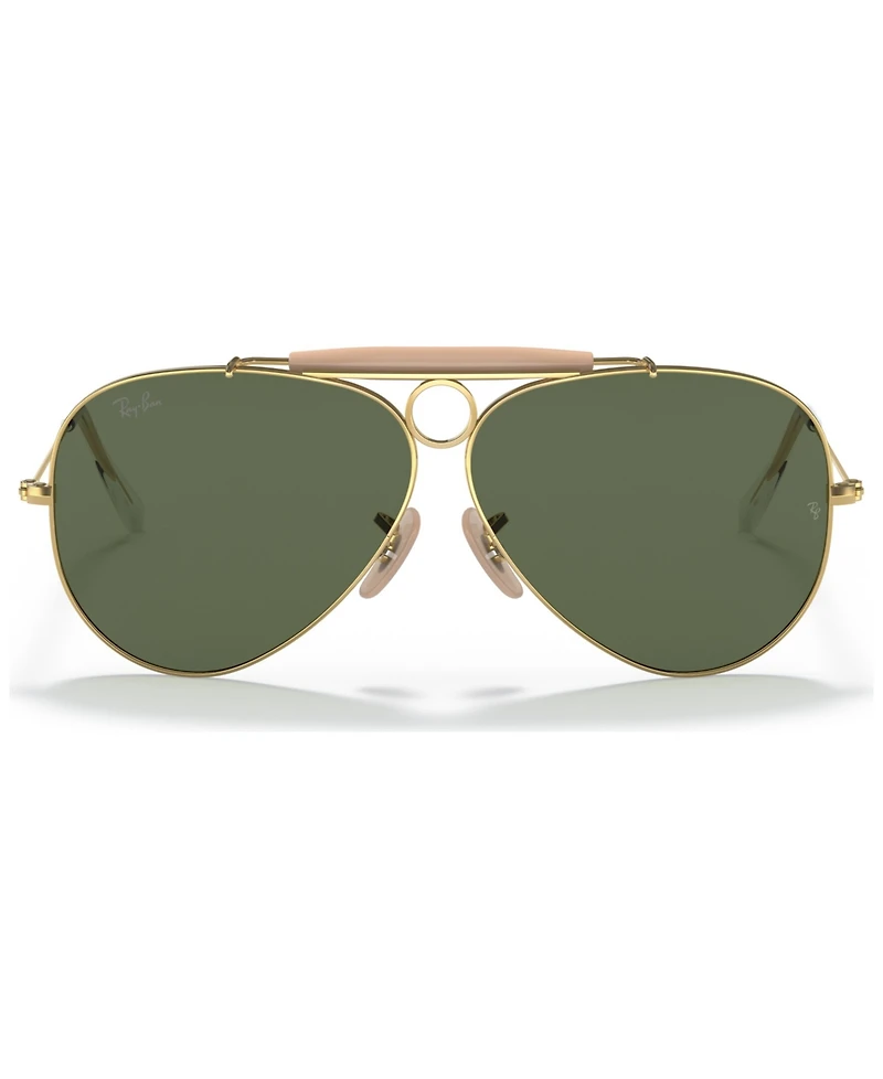 Ray-Ban Unisex Shooter Aviation Collection Sunglasses, RB313858-x 58