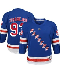 Big Boys Mika Zibanejad Blue New York Rangers Home Replica Player Jersey