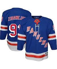 Big Boys Mika Zibanejad Blue New York Rangers Premier Player Jersey