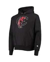 Men's Champion Black Cincinnati Bearcats Vault Logo Reverse Weave Pullover Hoodie