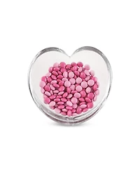 Nambe Glass Heart Bowl Large