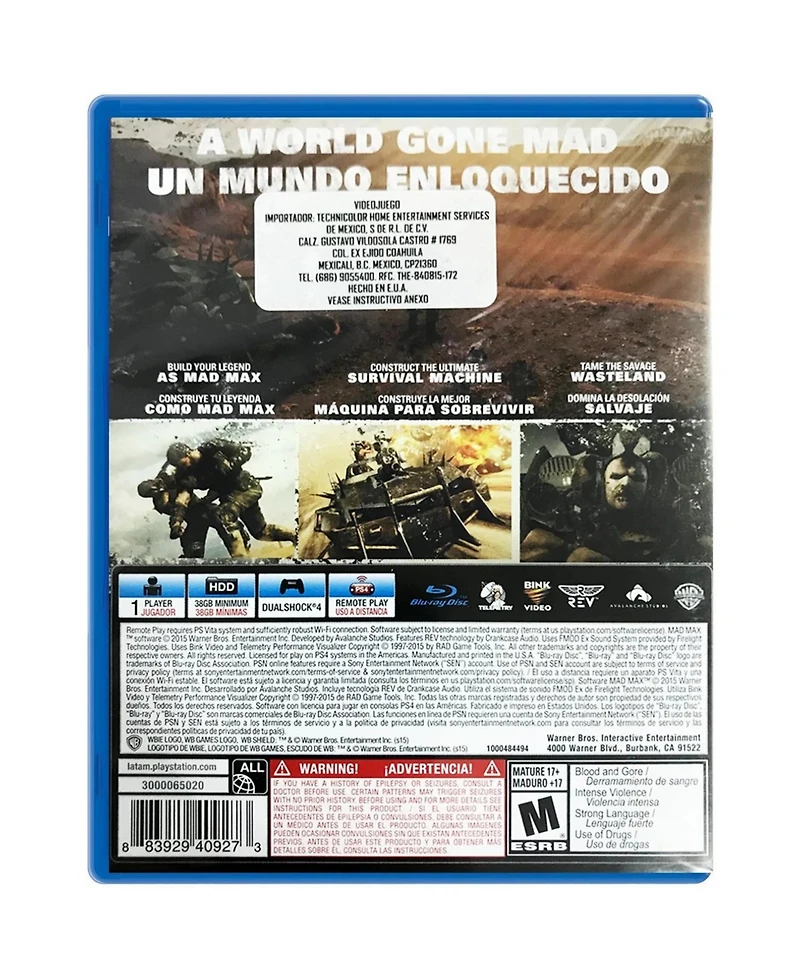 Mad Max - PlayStation 4