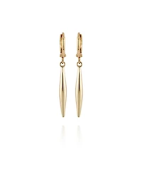 Vince Camuto Gold-Tone Spear Dangle Huggie Hoop Dangle Drop Earrings