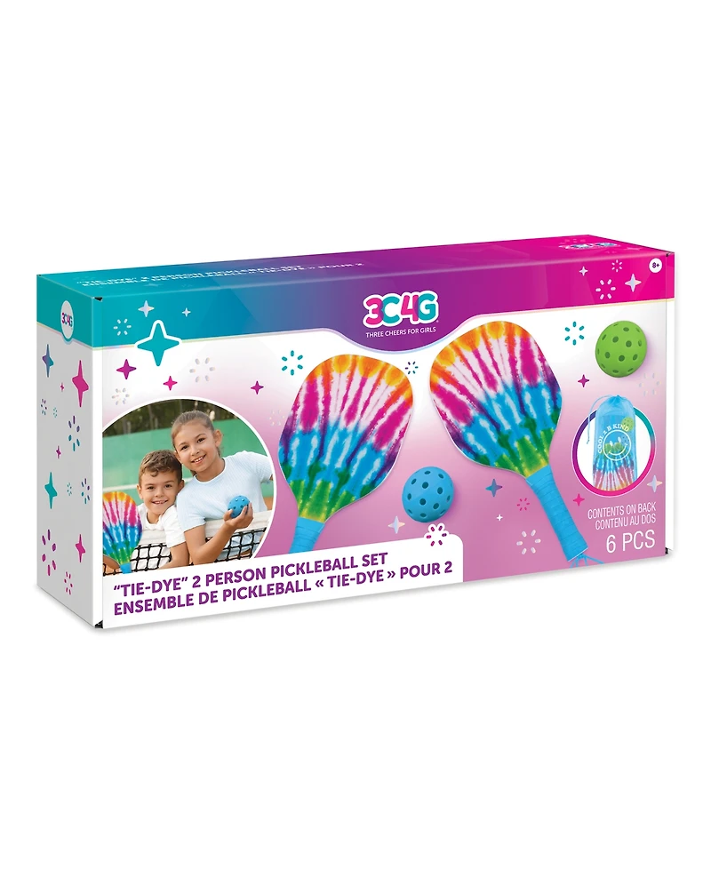 Tie Dye 2 Person Pickle Ball Set