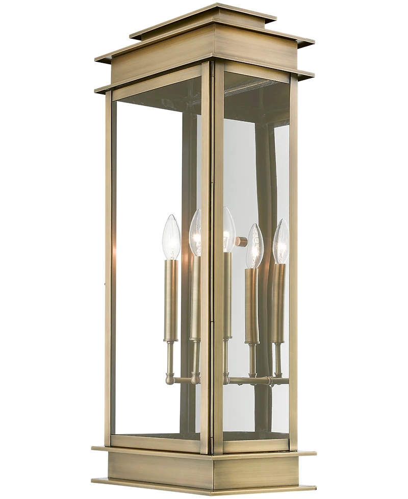 Livex Princeton 3 Light Outdoor Extra Large Wall Lantern