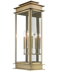 Livex Princeton 3 Light Outdoor Extra Large Wall Lantern