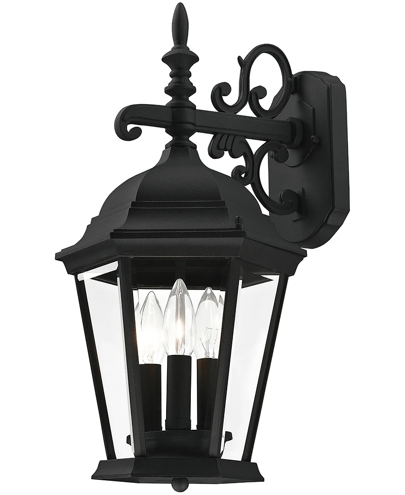 Livex Hamilton 3 Light Outdoor Wall Lantern