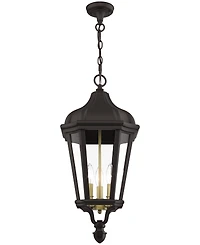 Livex Morgan 3 Light Outdoor Pendant Lantern