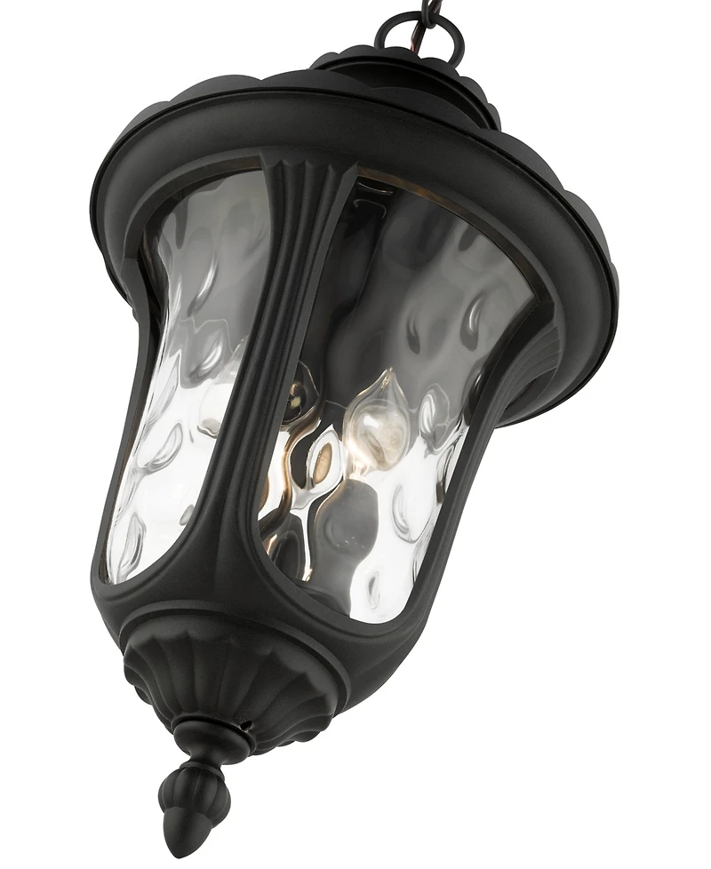 Livex Oxford 3 Light Outdoor Pendant Lantern