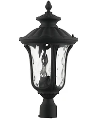 Livex Oxford 3 Light Outdoor Post Top Lantern