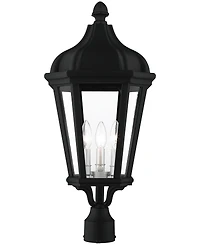 Livex Morgan 3 Light Outdoor Post Top Lantern