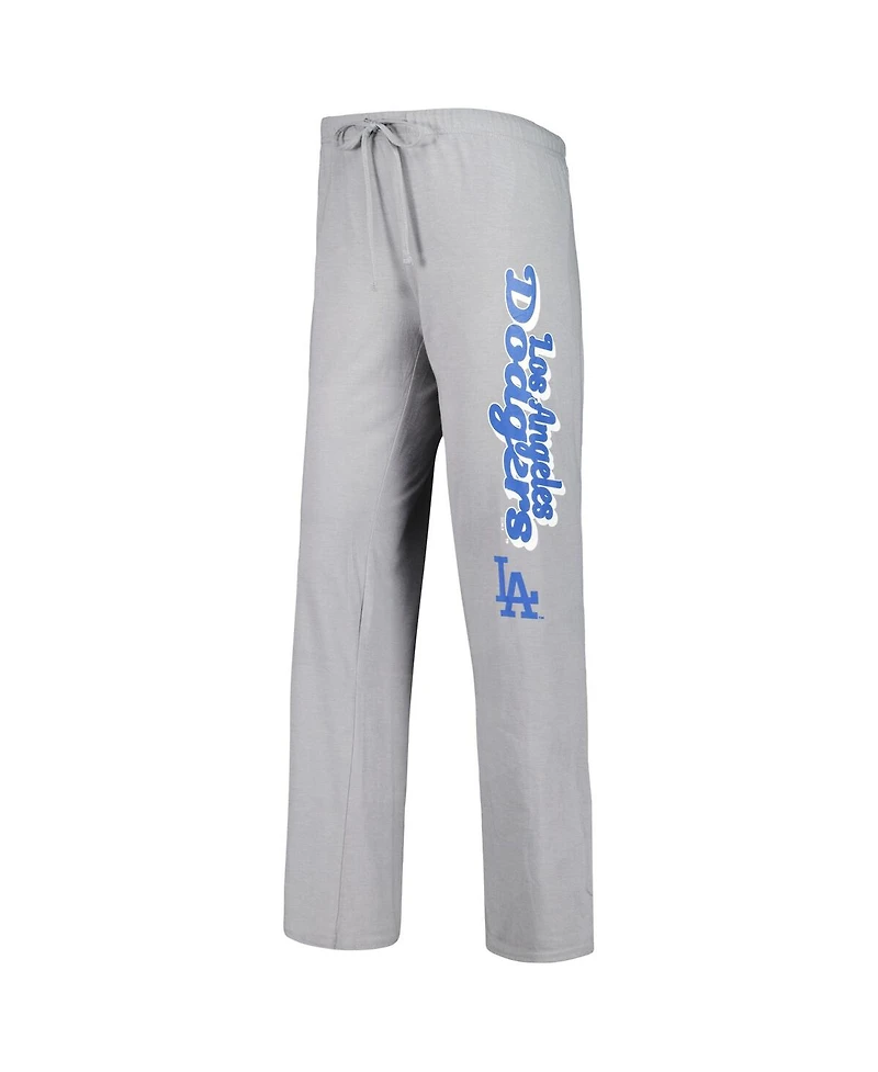 Women's Concepts Sport Gray and Royal Los Angeles Dodgers Wordmark Meter Muscle Tank Top Pants Sleep Set