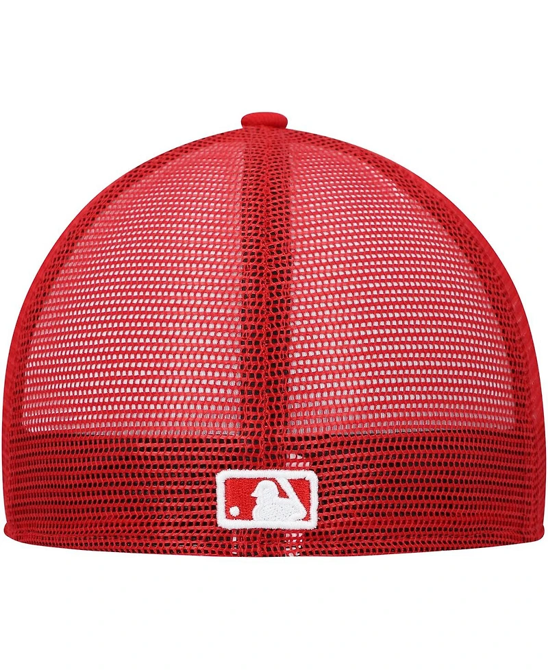 Men's New Era White, Red Washington Nationals 2023 On-Field Batting Practice 59FIFTY Fitted Hat