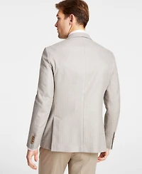 Michael Kors Men's Classic Fit Herringbone Woven Sport Coat