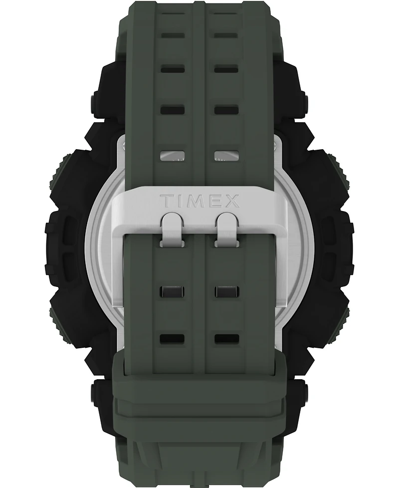 Timex Ufc Men's Quartz Redemption Resin Green Watch, 50mm