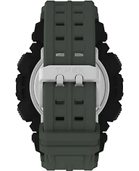 Timex Ufc Men's Quartz Redemption Resin Green Watch, 50mm