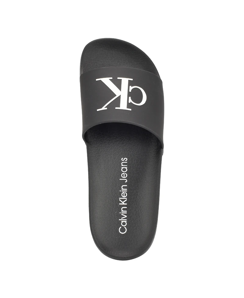 Calvin Klein Women's Arin Logo Beach Slide Sandals