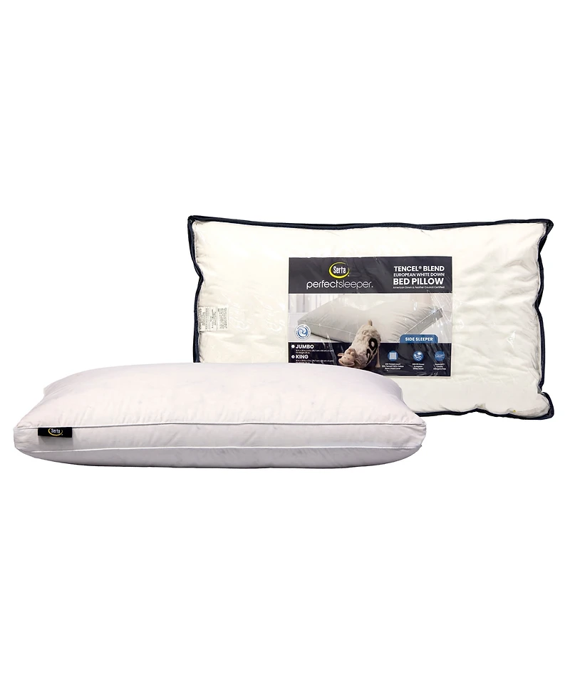 Serta Luxury European Down Soft Pillow, King