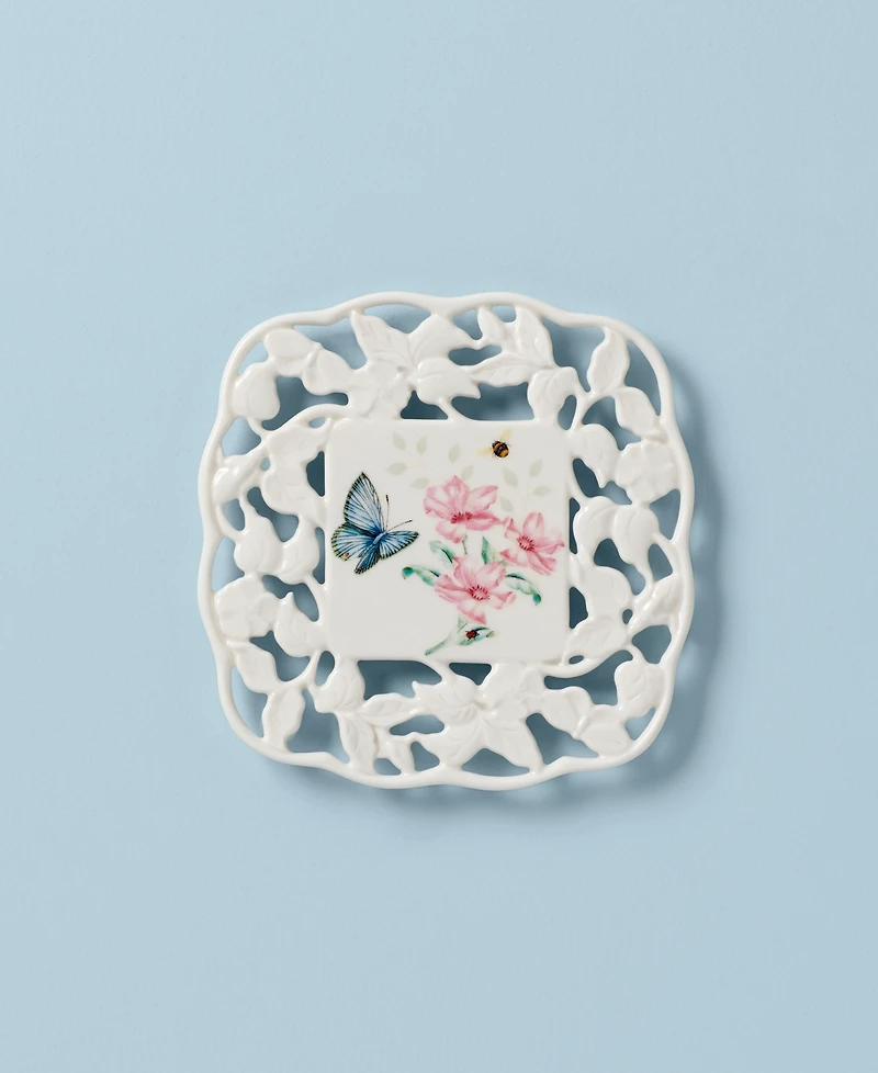 Lenox Butterfly Meadow Kitchen Carved Trivet