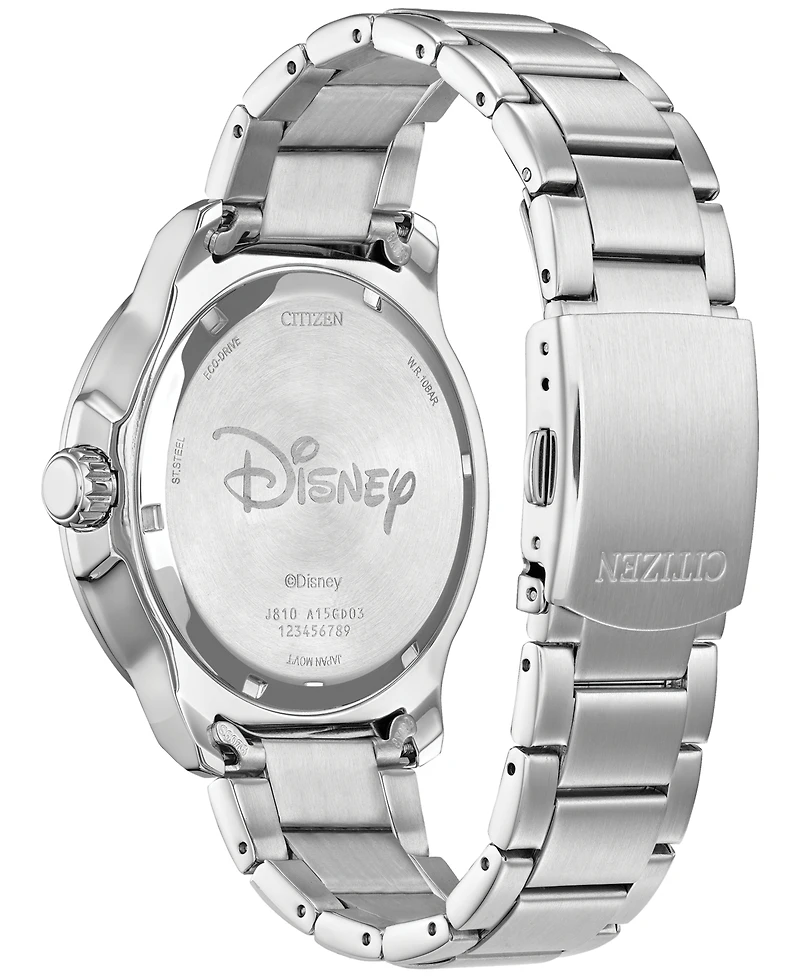 Citizen Eco-Drive Men's Mickey Mouse Astronaut Stainless Steel Bracelet Watch 42mm