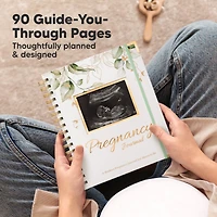 KeaBabies Pregnancy Journal Memory Book: Inspire, 90 Pages Hardcover Book, Journals for First Time Moms