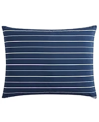 Nautica Longdale Solid Stripe Reversible 3 Piece Comforter Set, King