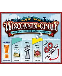 Late for the Sky Wisconsin-Opoly Classic Board Game With a Wisconsin Twist