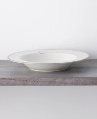 Noritake Platinum Wave Set of 4 Soup Bowls, Service For 4