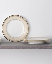Noritake Trefolio Gold Set of 4 Salad Plates, Service For 4