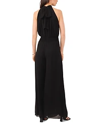 Vince Camuto Women's Halter Tie-Back Wide-Leg Jumpsuit