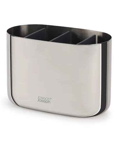 Joseph Joseph Easy Store Luxe Large Stainless-Steel Toothbrush Caddy