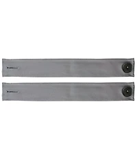 Indoor/Outdoor Fabric Curtain Tiebacks with Buttons - Polyester