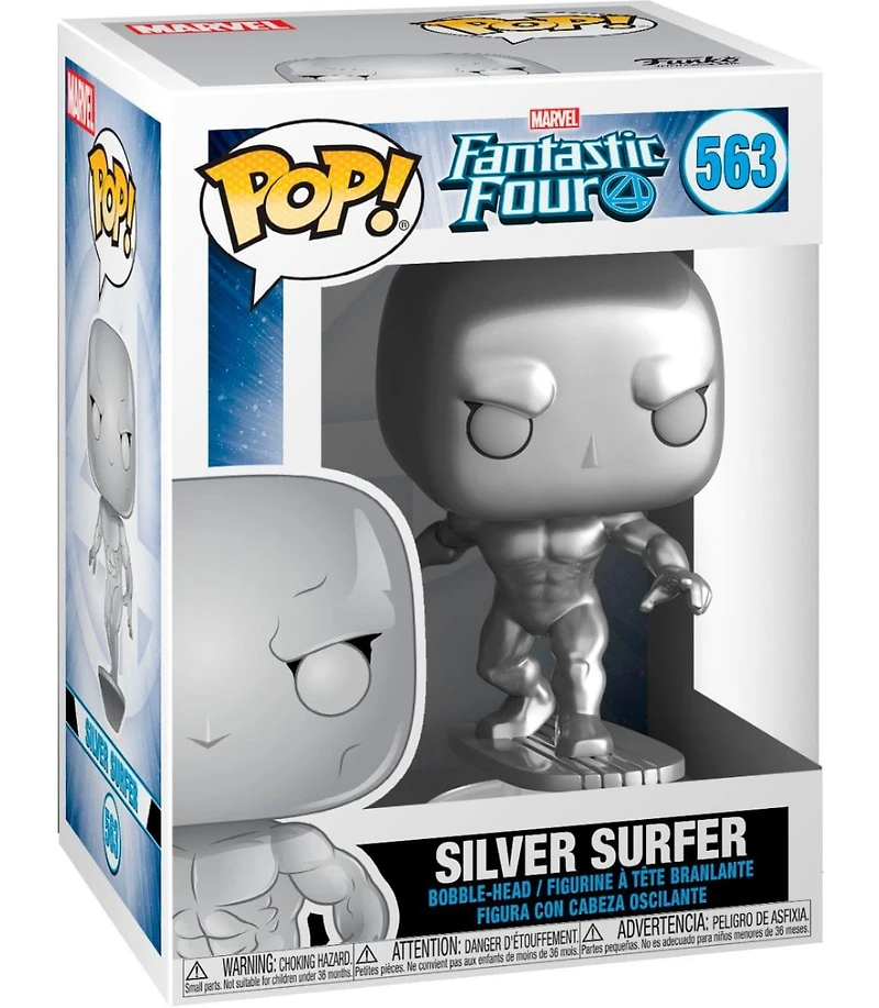 Marvel Fantastic Four Funko Pop Vinyl Figure | Silver Surfer