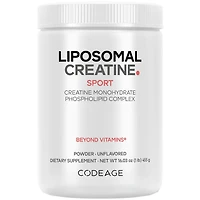 Codeage Liposomal Creatine Powder Supplement - 3-Month Supply - 5000mg Creatine Monohydrate Pre Workout & Post Workouts
