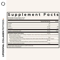 Codeage Liposomal Collagen Peptides Powder + Vitamin C & Quercetin Phytosome, Phospholipid Complex, Grass-Fed Pasture-Raised Hydrolyzed Collagen Type