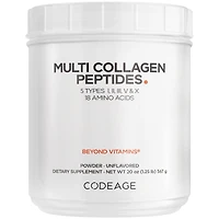 Codeage Multi Collagen Protein Powder Peptides, 2-Month Supply, Hydrolyzed, Type I, Ii, Iii, V, X Grass Fed All in One Super Bone Broth Collagen Suppl