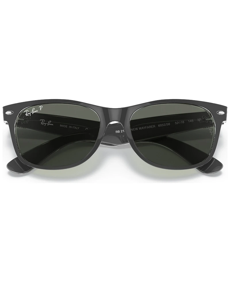 Ray-Ban Unisex Polarized Sunglasses, RB2132 New Wayfarer