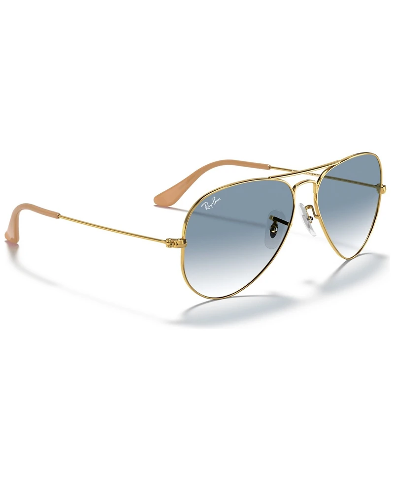 Ray-Ban Unisex Sunglasses, RB3025 Aviator Gradient