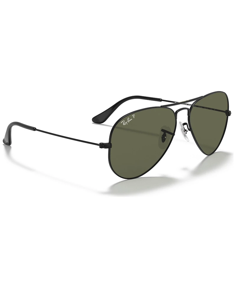 Ray-Ban Unisex Polarized Aviator Classic Sunglasses, RB3025