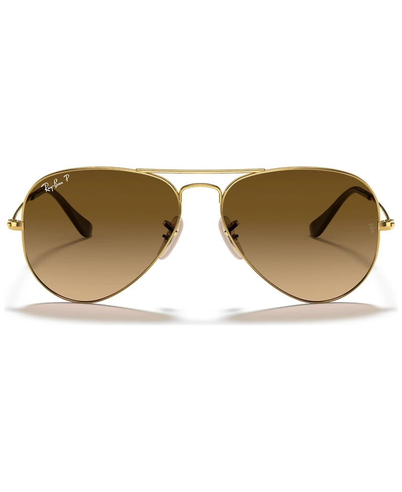 Ray-Ban Unisex Polarized Aviator Classic Sunglasses, RB3025