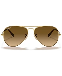 Ray-Ban Unisex Polarized Aviator Classic Sunglasses, RB3025