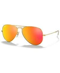 Ray-Ban Polarized Sunglasses, RB3025 Aviator Mirror