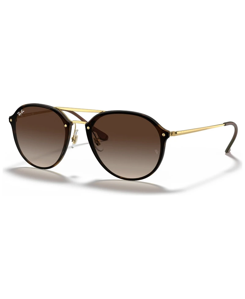 Ray-Ban Unisex Sunglasses, RB4292N 62 Blaze Double Bridge - Brown