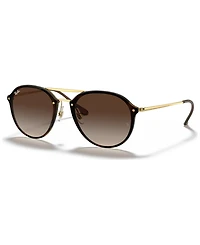 Ray-Ban Unisex Sunglasses, RB4292N 62 Blaze Double Bridge - Brown