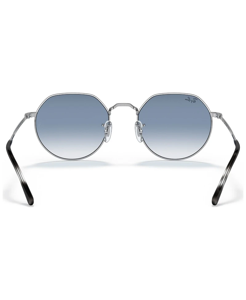 Ray-Ban Unisex Geometric Metal Sunglasses, RB3565 Jack
