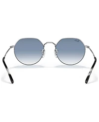 Ray-Ban Unisex Geometric Metal Sunglasses, RB3565 Jack