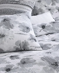Dkny Modern Bloom 3 Piece Duvet Cover Set, Queen