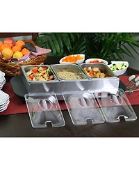 MegaChef Buffet Server & Food Warmer With Removable Sectional Trays