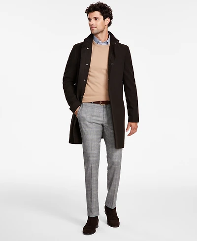 Calvin Klein Men's Mayden Slim-Fit Wool Blend Overcoat
