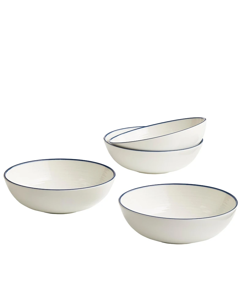 Royal Doulton Maze Denim Line Cereal Bowl, Set of 4